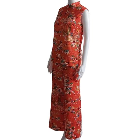 Vintage Yves Jennet 2 Piece Polynesian Outfit Set Size 10 - Picture 2 of 9